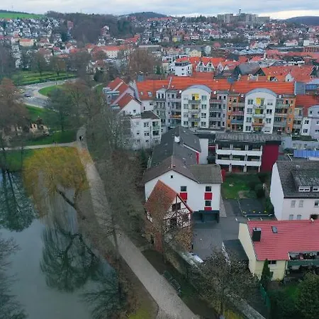Aussergewoehnliche Uebernachtung Im Wehrturm Bad Hersfeld Exterior photo
